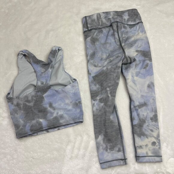 Athleta Girl High Rise Chit Chat Capri Legging Set‎ Girls Size XS (6) Athletic - Picture 6 of 11